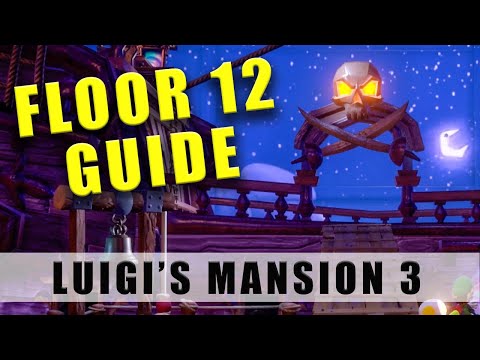 Luigi's Mansion 3 Floor 12 walkthrough - 100% 12F Main Catch guide, mermaid & treasure hunting