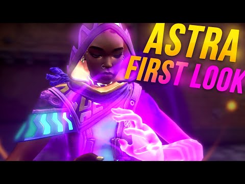 FIRST TIME playing the NEW VALORANT AGENT ASTRA... NEW META?!