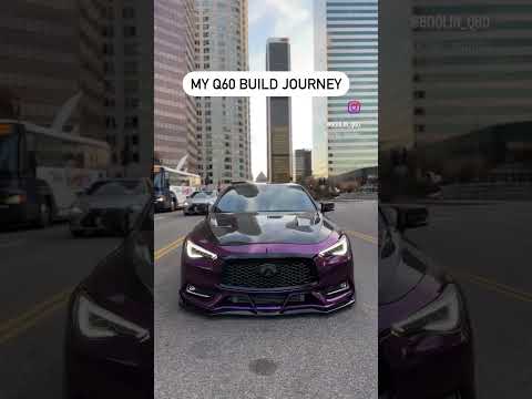 My Q60 build journey #redsport #q60