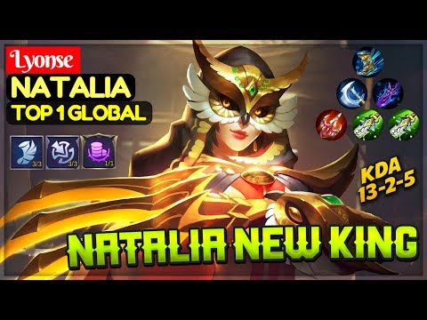 Natalia New King [ Top 1 Global Natalia ] Lyonse Natalia Mobile Legends