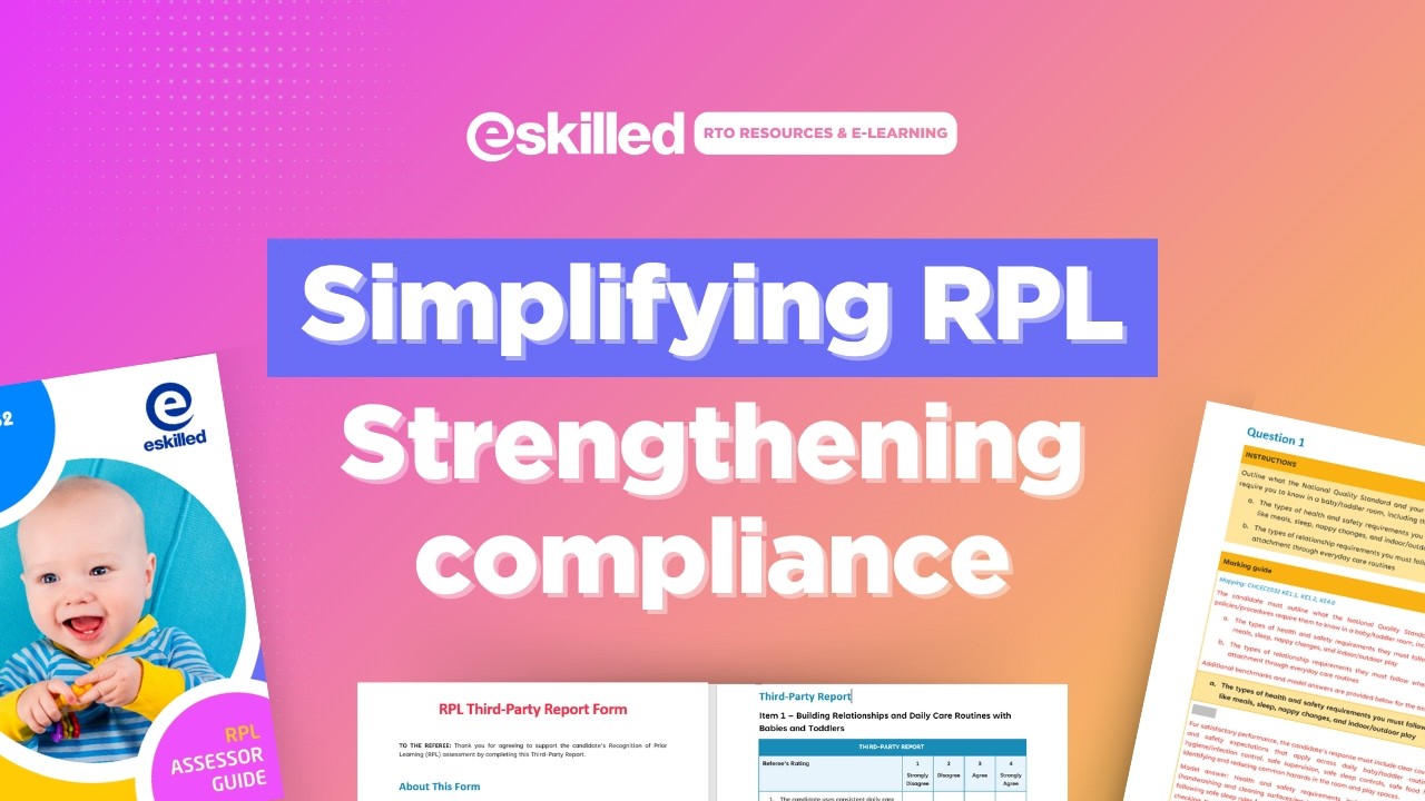 Recognition of Prior Learning (RPL) Kit for RTOs | Simplify RPL Assessment & Compliance