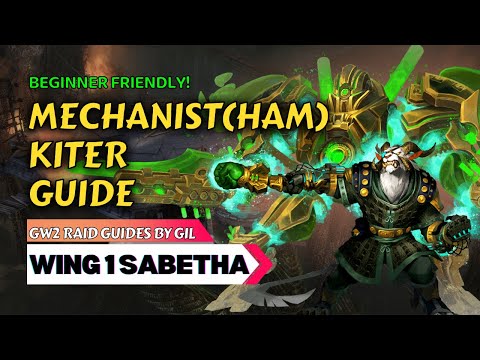 GW2 - Learn How to kite Sabetha 💣 Bombs 💣 from Scratch! ( Beginner Friendly - Guild Wars 2 - HAM
