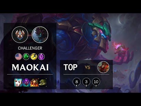 Maokai Top vs Wukong - NA Challenger Patch 10.20