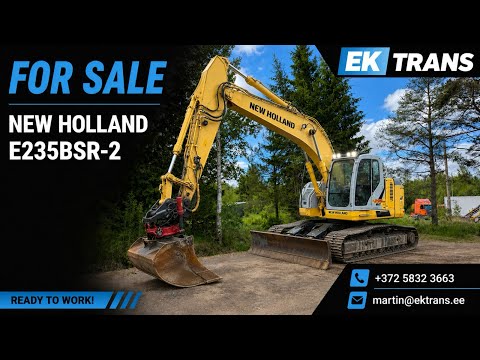 New Holland E235BSR-2, экскаваторы