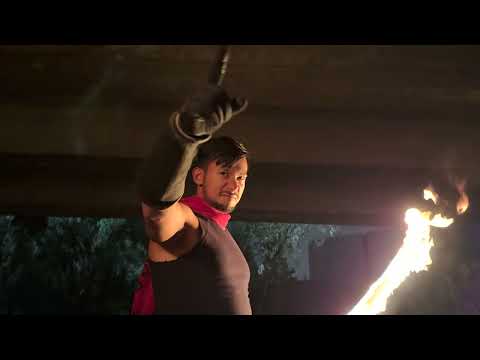 Fire Sword  Fight Scene Ninja vs Bandit