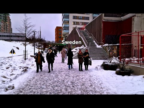 🇸🇪 Stockholm Haninge on a snowy day. 