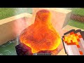 Realistic Water vs Lava in Minecraft
