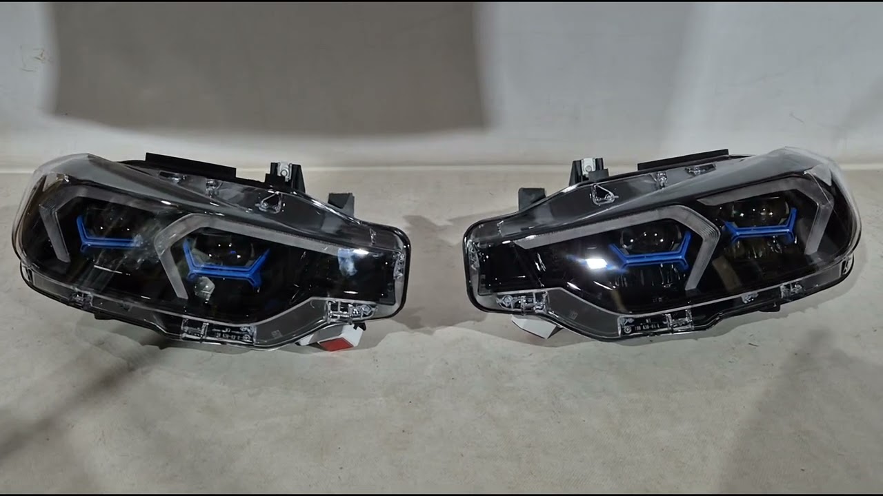 BMW 3-sarja F30/F31 2012–2019 G20-tyyliset etuvalot (halogeenista LED:iin, 2 kpl) Video 1