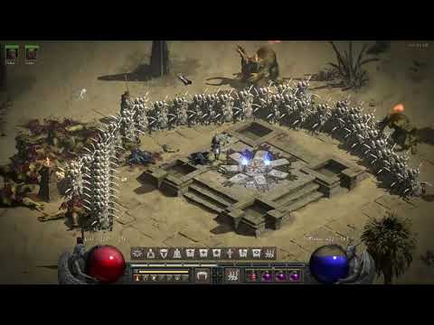 Diablo II  Resurrected - Necro Bone wall attracts monsters