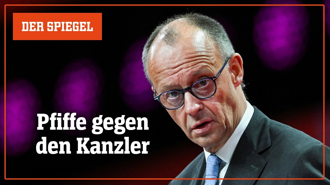DGB-Kongress: Gewerkschafter buhen Merz aus | DER SPIEGEL