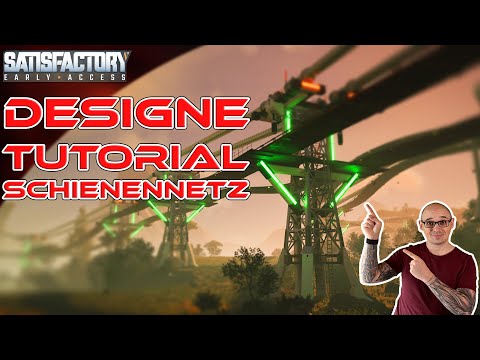 🚂 Satisfactory Schienennetz Design Tutorial! Tipps, Tricks & kostenlose Blueprints! 💡🛠️