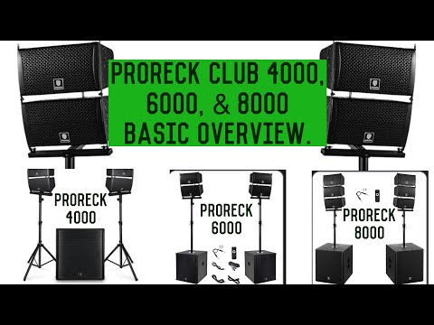 ProReck Club 4000, 6000, and 8000 Basic Overview..