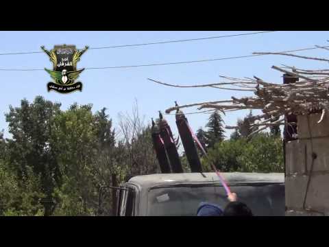 استهداف مقرات النظام في بلدة الأحمدية في ريف دمشق بقذائف الهاون من قبل كتيبة أسامة بن زيد