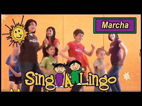 Marcha / March | Kindergarten & Preschool Games & Fun | Spanish for Kids by SingALingo