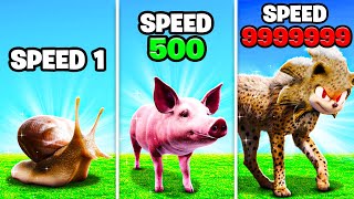 From SLOWEST To FASTEST Animal EVER In GTA 5 RP!