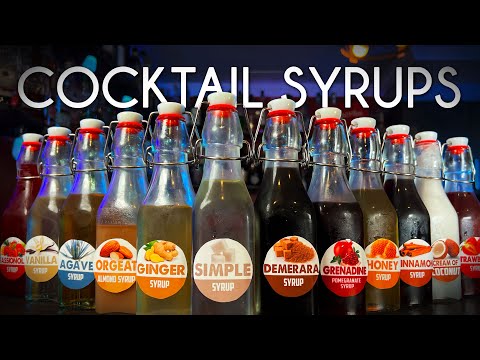 Mixology Secrets: 12 COCKTAIL SYRUP Recipes