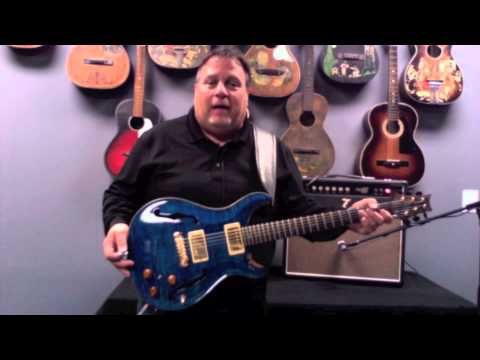 GARRETT PARK GUITARS - 2008 PRS Hollowbody I (Blue Matteo)