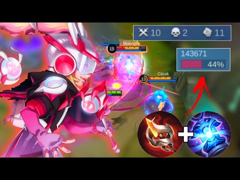 44% TOTAL DAMAGE!! BUILD LYLIA FULL DAMAGE 2024 | BUILD LYLIA TERSAKIT 2024 -  Lylia Gameplay