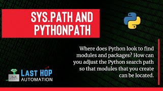 PYTHON sys.path and PYTHONPATH