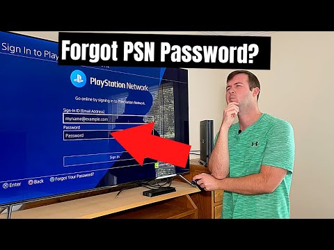 Changing Playstation Network Password