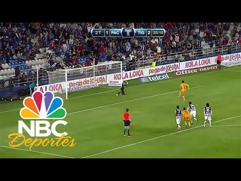 Gol de Juninho Pachuca 1-3 Tigres. | Liga MX | NBC Deportes
