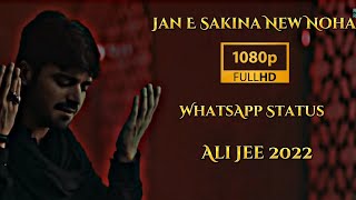 Jan E Sakina Ali Jee New Noha WhatsApp status 2022