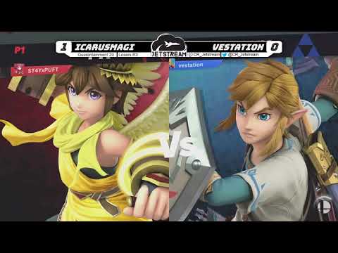 Quarantainment 20 Losers R3 - Vestation (Min Min, Link) Vs. IcarusMagician (Dark Pit) - SSBU