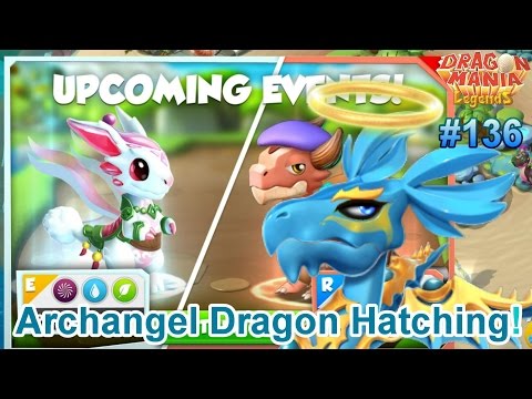 Legendary Archangel Dragon Hatching + New Moon Rabbit Dragon Event!- Dragon Mania Legends #136