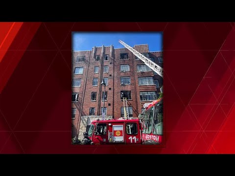 Dozen displaced, residents rescued from Boston fire