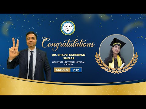 Dr. Shalvi Sahebrao Shelar,University Osh State Medical University ,Marks 232