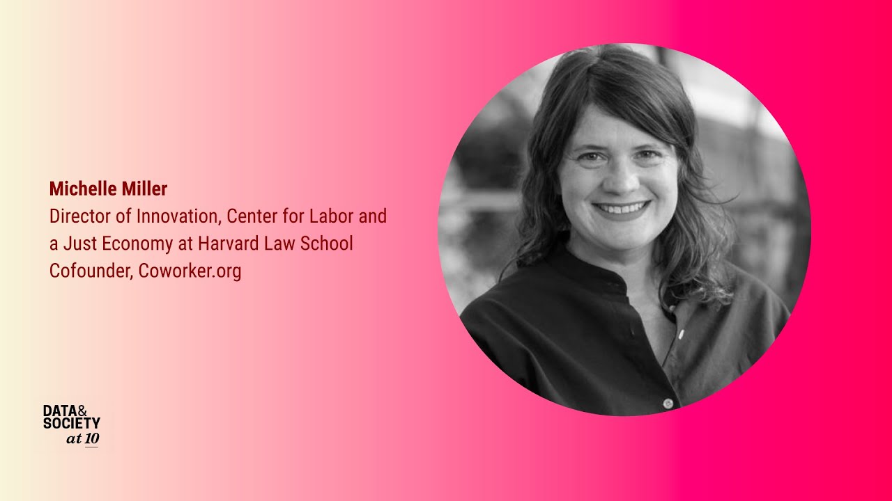 Lightning Talk | Michelle Miller | Data & Society at 10: Foreseeable Futures