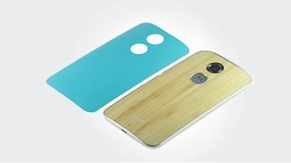 Change Moto X (2014) Back Cover from Green to Bamboo