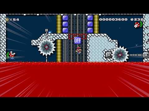 [SDW2] 7-6 Space Base Blaze by FiF0 - Super Mario Maker 2 - No Commentary 1bz