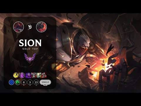 Sion Top vs Aatrox - EUW Master Patch 12.23