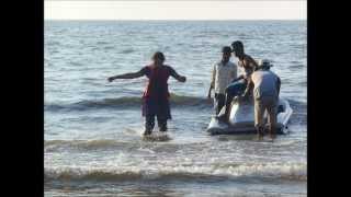 preview picture of video 'Water Scooter Riding at Kudle Beach Gokarna'