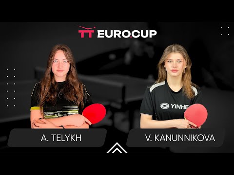 14:05 Anastasiia Telykh - Vasylysa Kanunnikova 30.12.2023 TT Euro.Cup  Women Ukraine Master. TABLE 3
