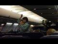 RUSSIAN FLIGHT ATTENDANT Safety Announcement On Russian Plane Russian Aviation