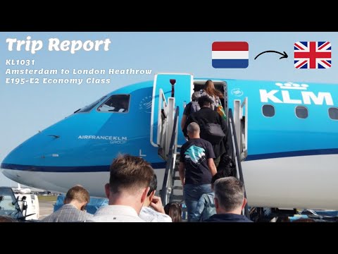 Miniatura de YouTube para KLM Embraer 195 E2