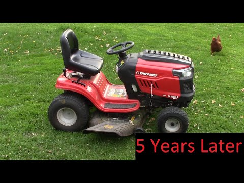 Review 5 Years Later of Troy-Bilt Hydro Horse 20-HP 46-in Riding Lawn Mower 13AX79BT011 2017