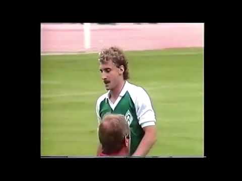 1986/1987 01. Spieltag Werder Bremen - 1.FC Nürnberg