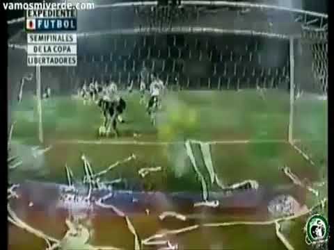 Nacional 1 Vs River Plate 0 - Gol René Higuita tiro libre - Narración de Paisita Múnera Eastman