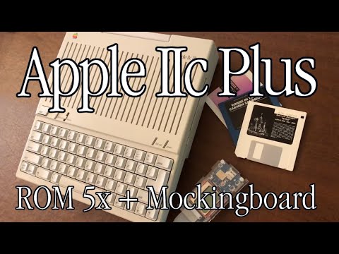Apple IIc Plus - Installing ROM 5x and Mockingboard 4c+