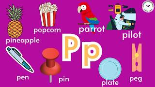 English Letter Pp - ABC Phonics Chant  #kids  #preschool #earlyliteracy #kidsyoutube #fyp #viral