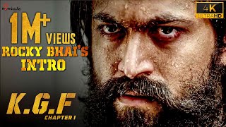 Rocky Bhai's Intro | KGF Chapter 1 - Kannada | Yash, Srinidhi Shetty| Prashanth Neel | Hombale Films
