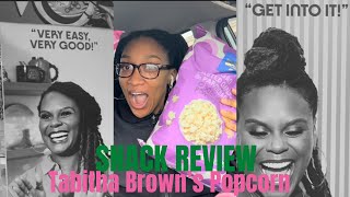 Tabitha Brown’s NEW POPCORN || Snack Review