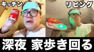 ヒカキンの深夜徘徊の瞬間を捉えた貴重映像