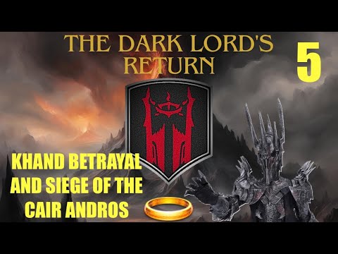 Siege Of Cair Andros And War With Lorien Third Age: Total War Divide And Conquer [DAC v5] Mordor - 5