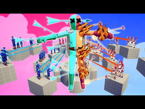 COURT of FIRE + ICE ARCHER vs EVERY UNIT | TABS - Totally Accurate Battle Simulator
