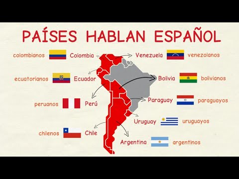 Learn Spanish: Spanish-speaking countries and nationalities (basic level)
