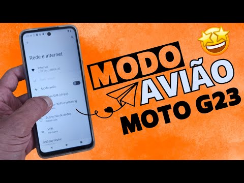 HOW TO ACTIVATE AND DEACTIVATE AIRPLANE MODE ON YOUR MOTOROLA MOTO G23 CELL PHONE
